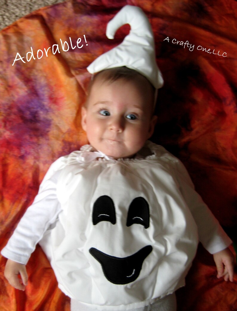 Ghost Costume, Ghost Costume Toddler Boy, Ghost Costume Toddler Girl, Ghost Costume Child, Ghost First Halloween Costume, Ghost Outfit Baby image 2