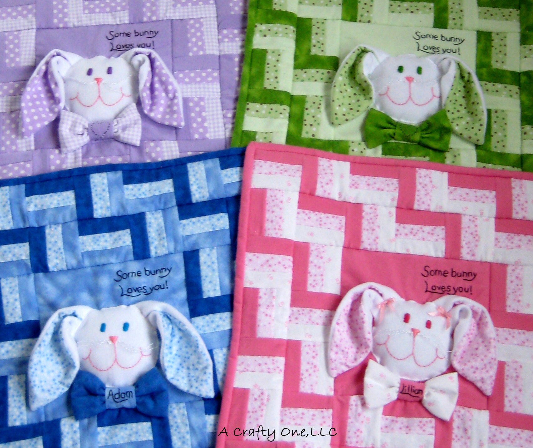 Bunny Blanket Personalized Bunny Blanket Bunny Blankie Baby Etsy