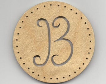 Monogram #135 Special Order, 3.5",4.5" or 6" pine needle basket base