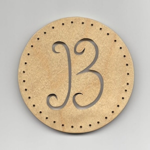 Monogram #135 Special Order, 3.5",4.5" or 6" pine needle basket base