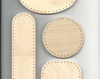 4 Basket bases  #038U, ready to finish