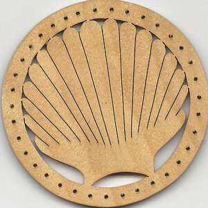 Scallop Shell #020A, 3.5" round