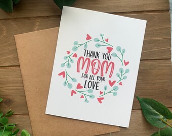 Mother's Day Greeting Card | Mother's Day | Holiday Greeting Card | Blank A2 Card | Mother's Day Card for Moms, Aunts, Grandmas & Godmothers