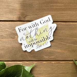 Faith Sticker Pack | Greenery Bible Verse Stickers | Scripture ...