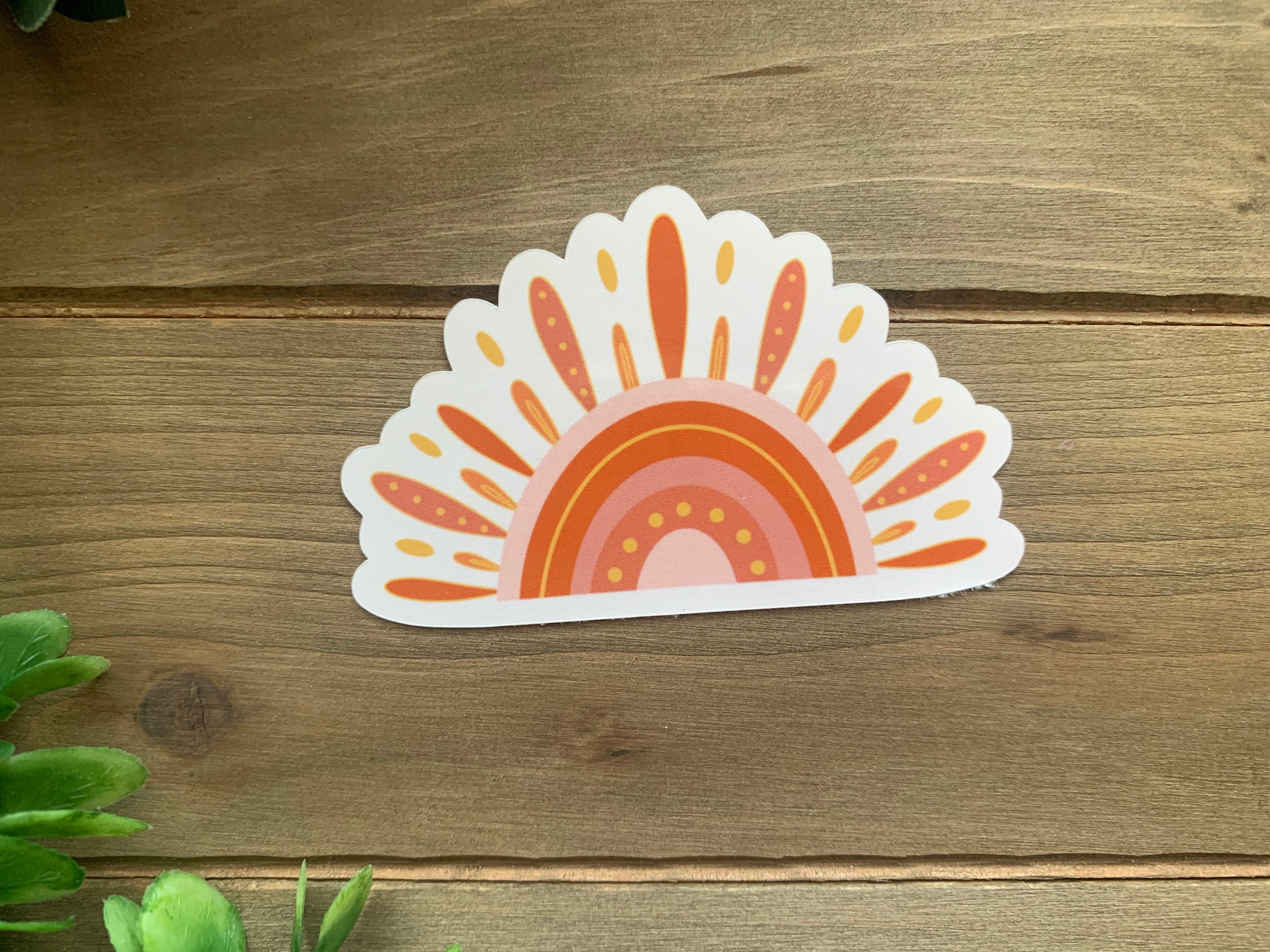 boho small business sticker pack boho aesthetic small etsy
