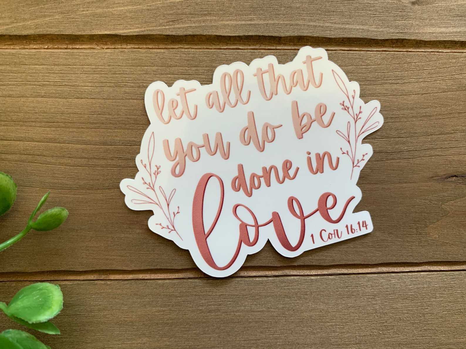 Floral FAITH Sticker Pack Bible Verse Stickers Christian | Etsy