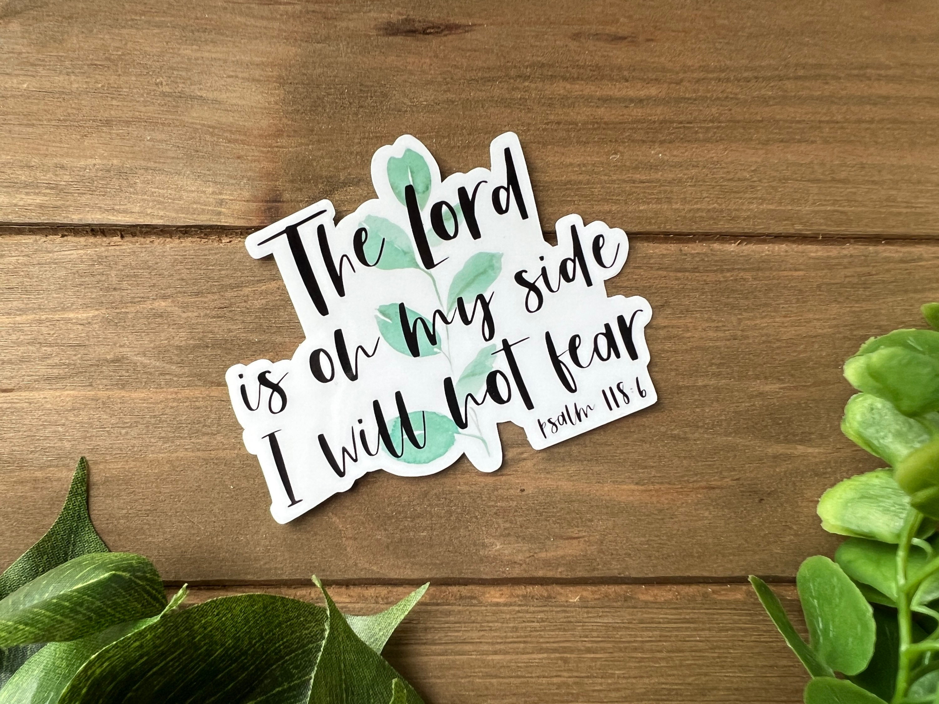 Faith Sticker Pack | Greenery Bible Verse Stickers | Scripture ...