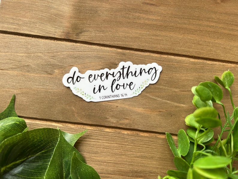 Faith Sticker Pack | Greenery Bible Verse Stickers | Scripture ...