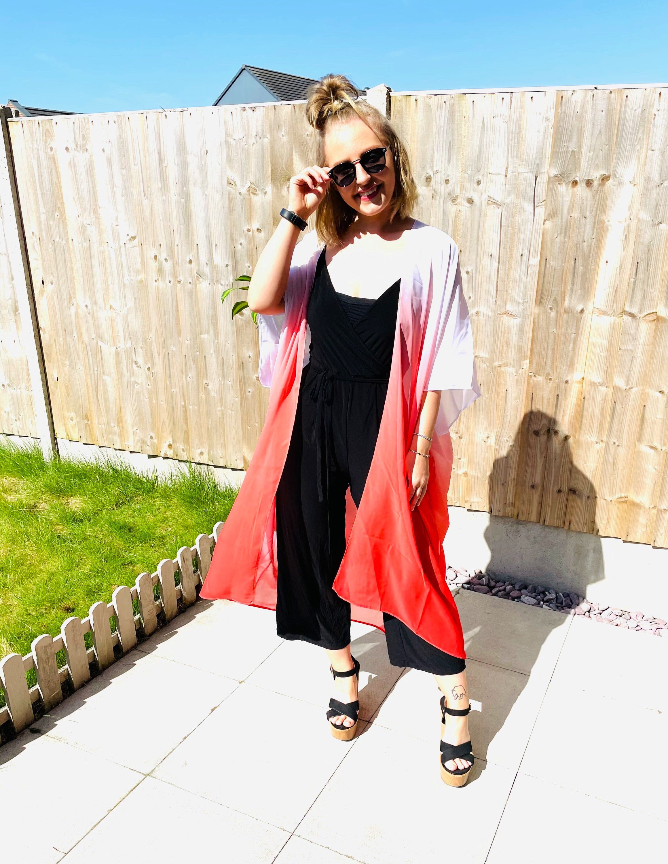 maxi chiffon kimono