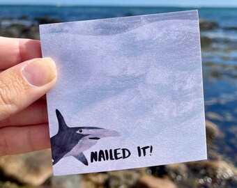Hammerhead Shark Sticky Notes, Shark Sticky Notes, Shark, Sharks, Ocean Sticky Notes, Post-it Notes, Sticky Notes, Stationery, Gift