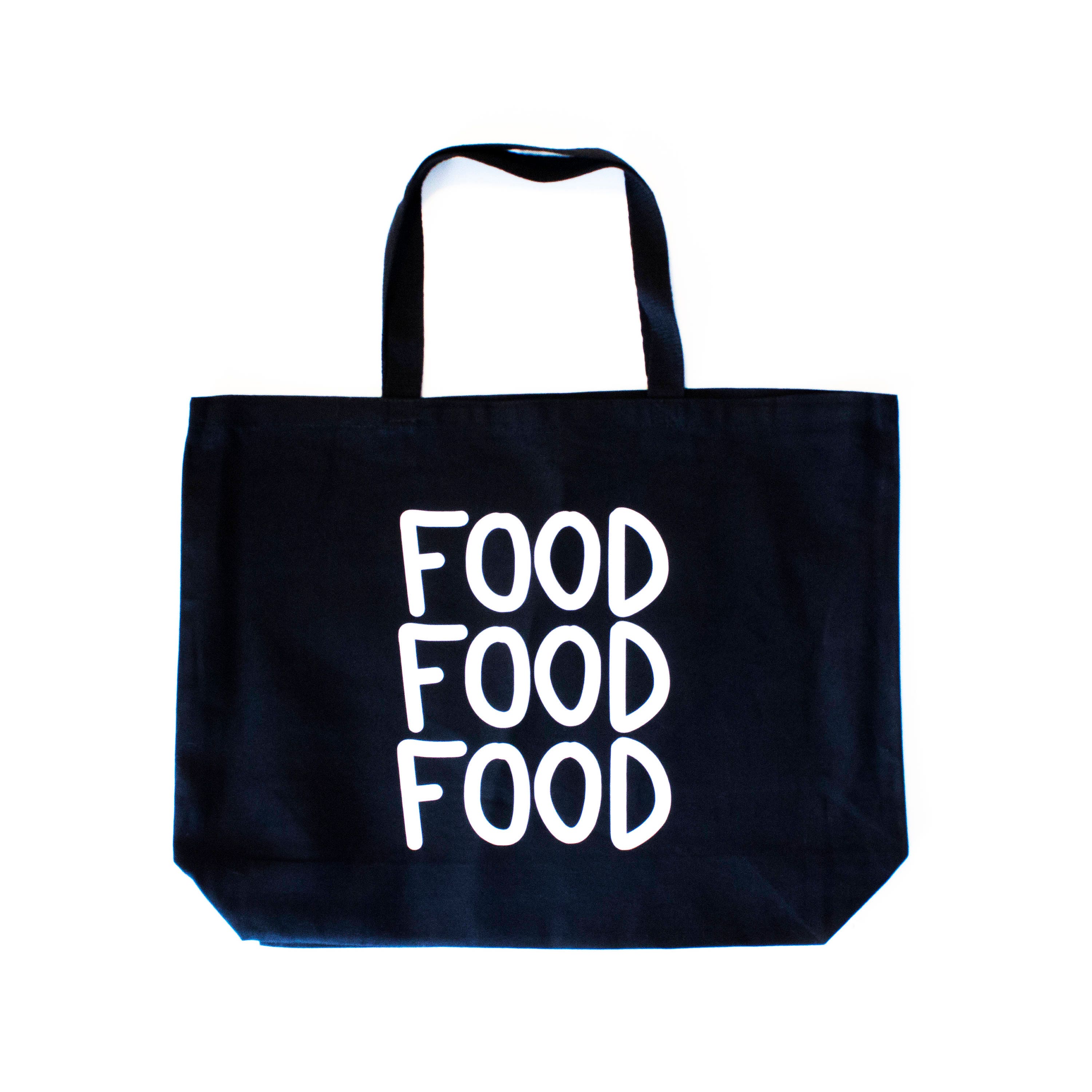 Food food food tote bag 100% heavy canvas design in Quebec | Etsy