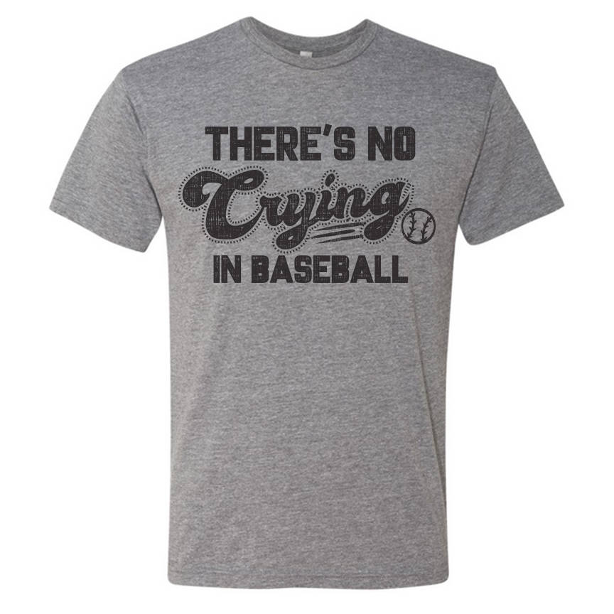 There's No Crying in Baseball Baseball Shirt A League | Etsy