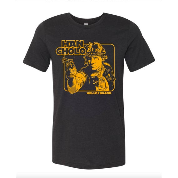 Han Cholo Shirt in Gold Star Wars Shirt 