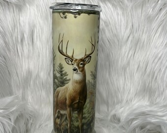 Camo Deer Sublimation Tumbler