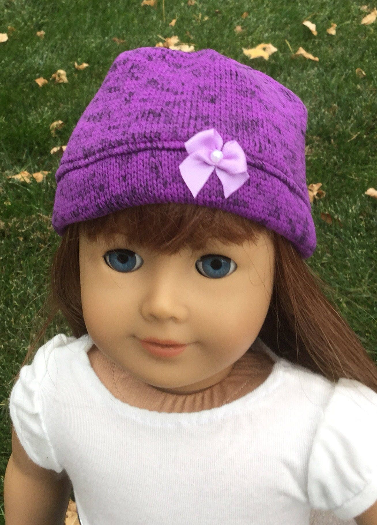 Fleece hats for 18 inch dolls like American girl dolls winter Etsy
