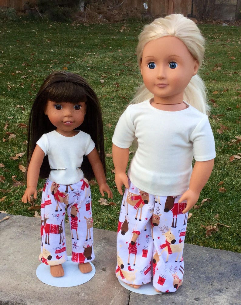 Matching Pajamas for 18 Inch Dolls Like American Girl Dolls Etsy