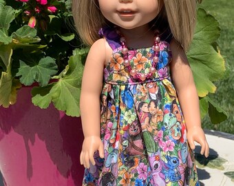 Wellie Wisher Hawaiian Dress Handmade Wellie Wisher Hawaiian Dress Handmade