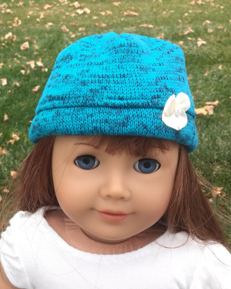 Fleece hats for 18 inch dolls like American girl dolls winter Etsy