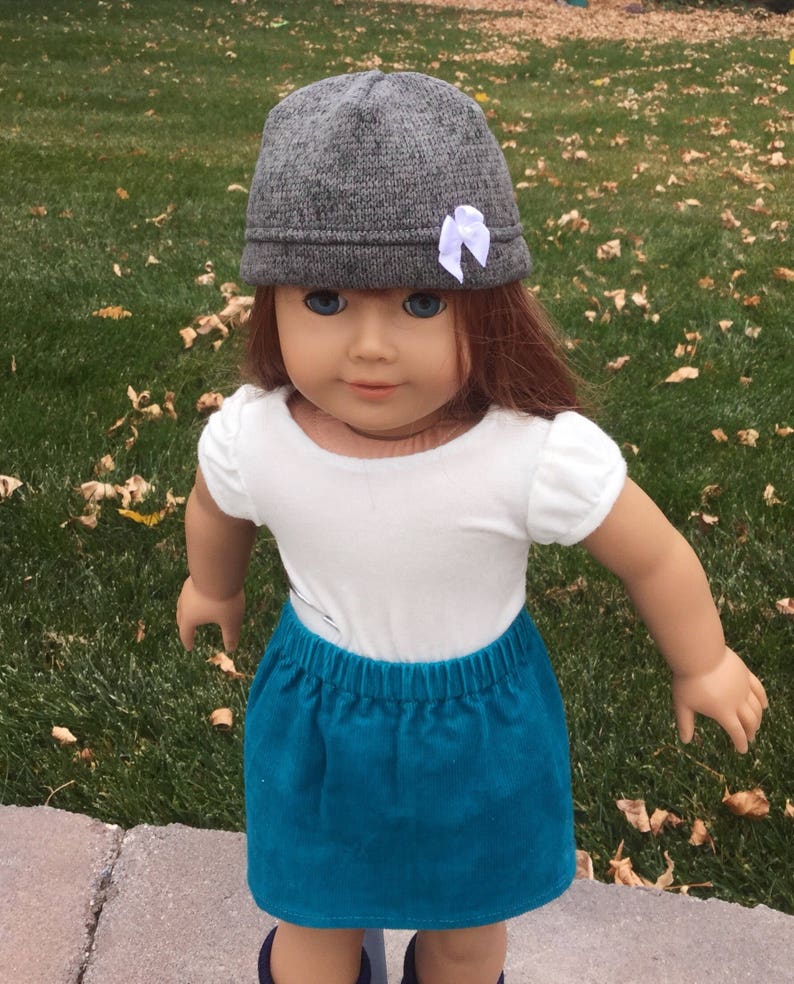 Fleece hats for 18 inch dolls like American girl dolls winter Etsy