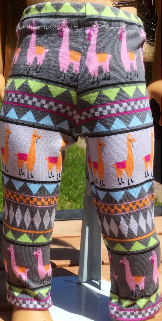 Reindeer Knit Leggings for 18 inch American Girl Doll Clothes Accessories