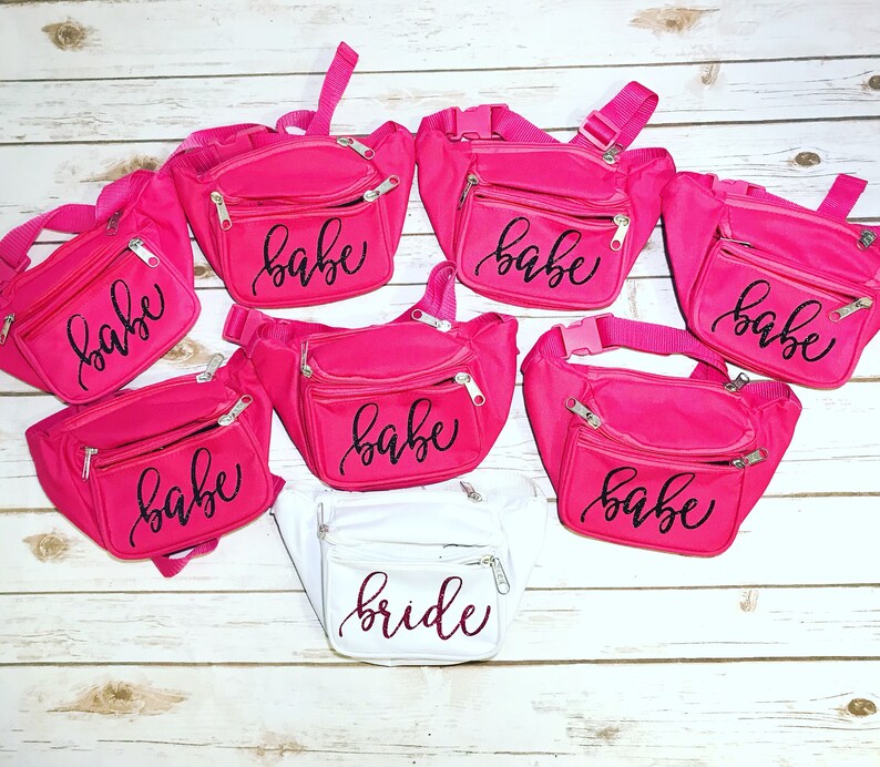 Bachelorette Party Favors Bachelorette Party Fanny Pack Custom Fanny Pack Bridesmaid Gift Bachelorette Party Bags Bride Fanny Pack