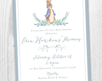 Peter Rabbit Baby Shower Etsy