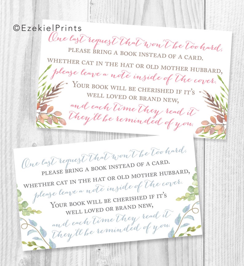 Peter Rabbit Girl or Boy Baby Shower Printable Invitation { Blue or Pink or Green } { Script } { Beatrix Potter } image 3