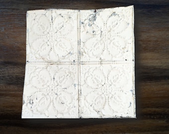 Antique Pressed Tin Ceiling Tile Panels / Assorted Sizes