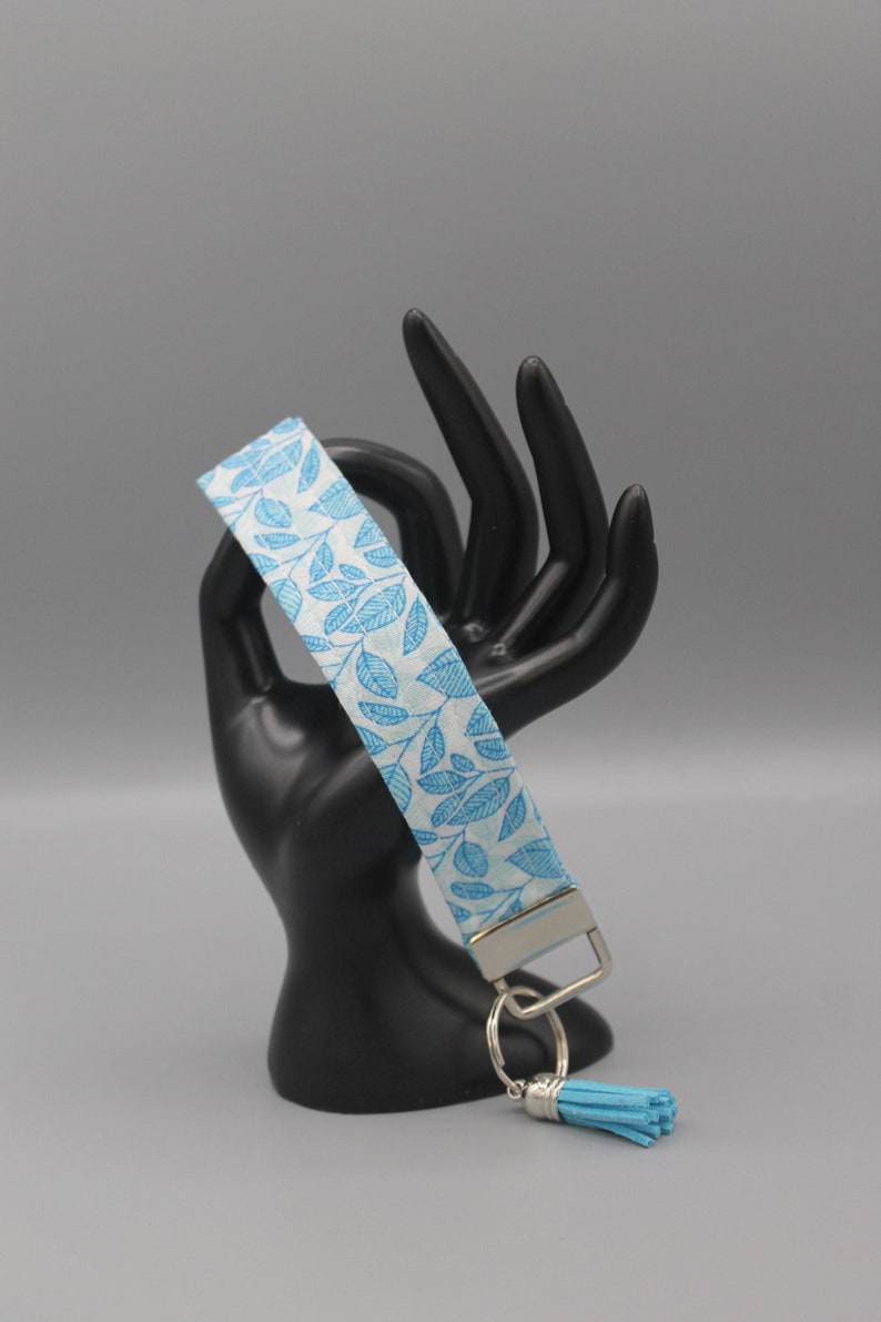 Blue Autumn Key Fob