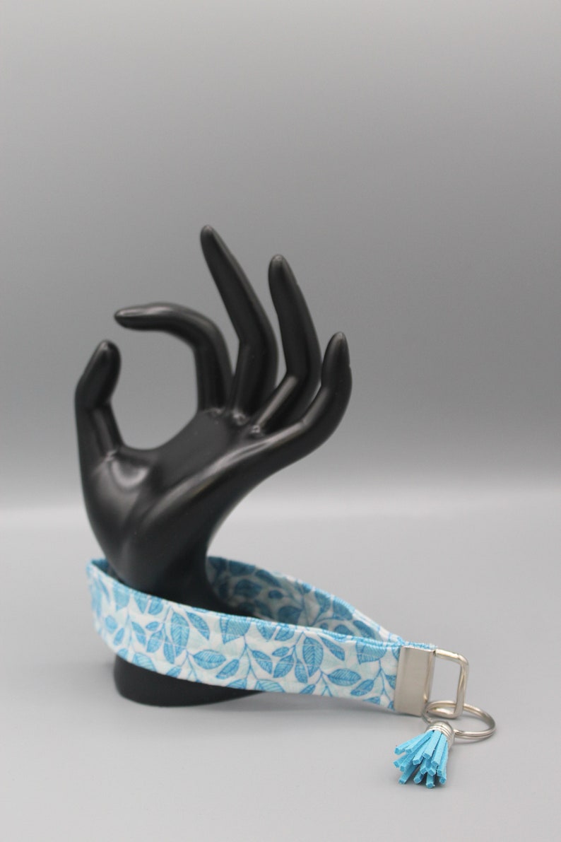 Blue Autumn Key Fob