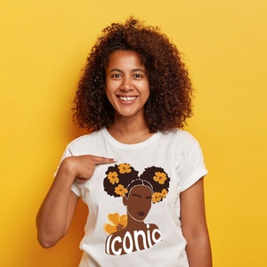 Black Woman - Afrocentric Unisex Jersey Short Sleeve Tee