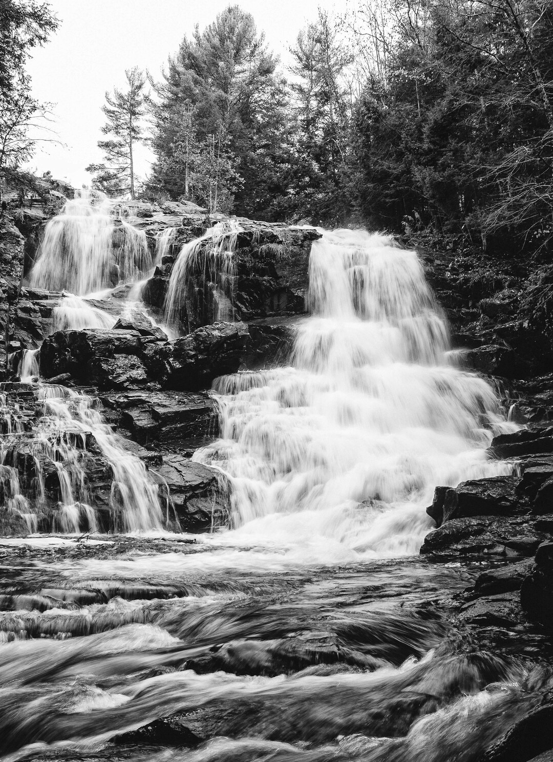 Shelving Rock Falls Lake New York Waterfalls the Etsy