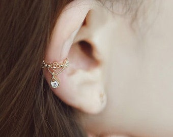 Elegante Ohrringe - Silberfarben – Goldfarben – filigranes Design – Winzig – Hochzeitsschmuck – Muttertagsgeschenk – E060