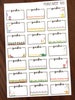 Garden Boxes - Gardening Planner Stickers - Weeding Planner Stickers - Yard Work Stickers - Garden Planner Stickers - Spring Stickers 