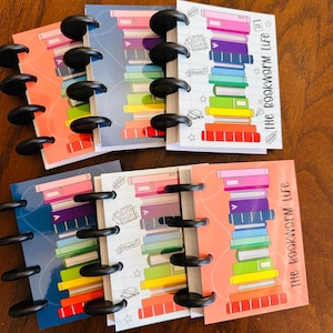 MICRO BWL Grid Notebook - Mini Bookish Grid Notebook - Reading Stationery - Bookworm Gift - Books Stationery - Book Journal