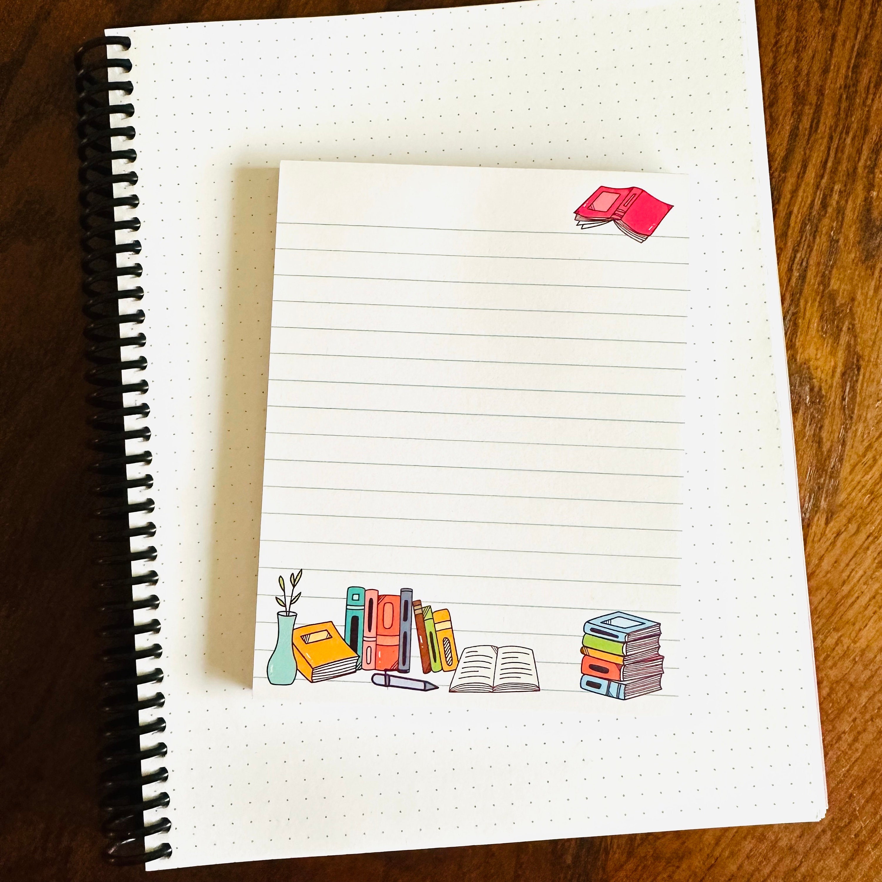 Bookish Notepad - 4.25 X 5.5