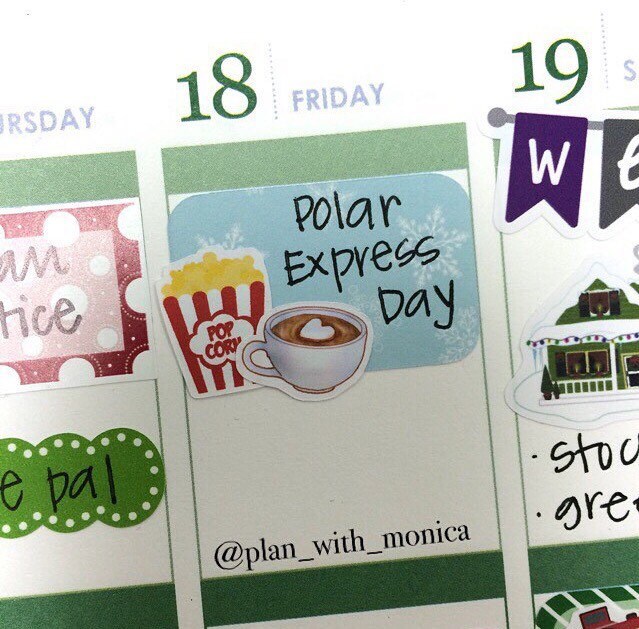 Movie Night Planner Stickers Popcorn Stickers Marquee | Etsy