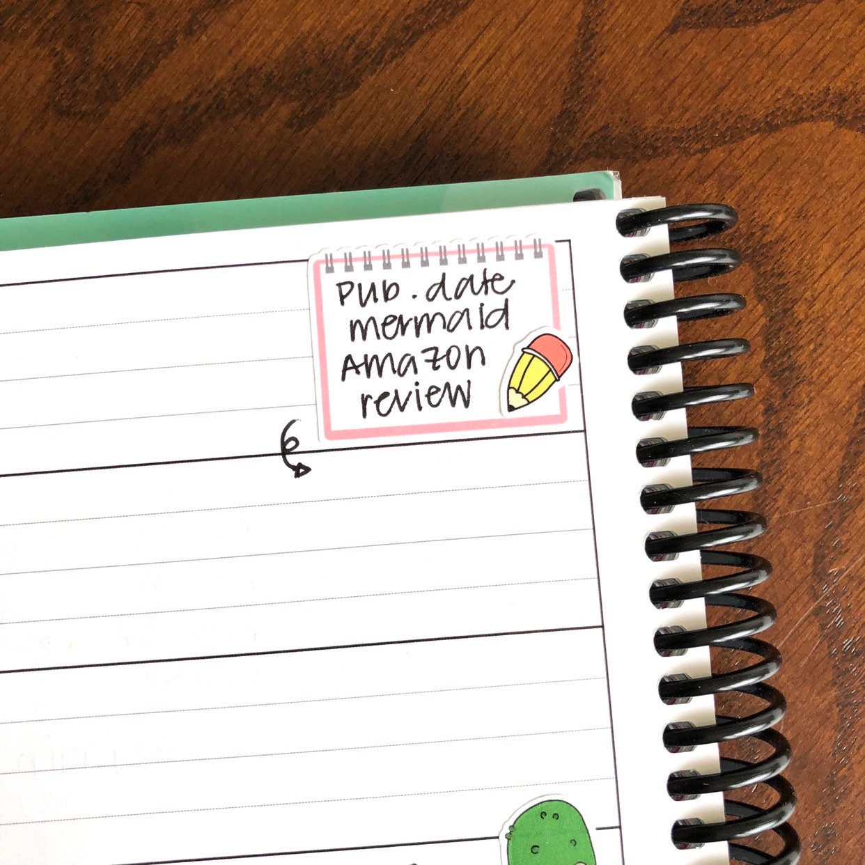Printed Sticker Notepad Notepad Stickers - Notepad Half Box Planner Stickers - Functional ...
