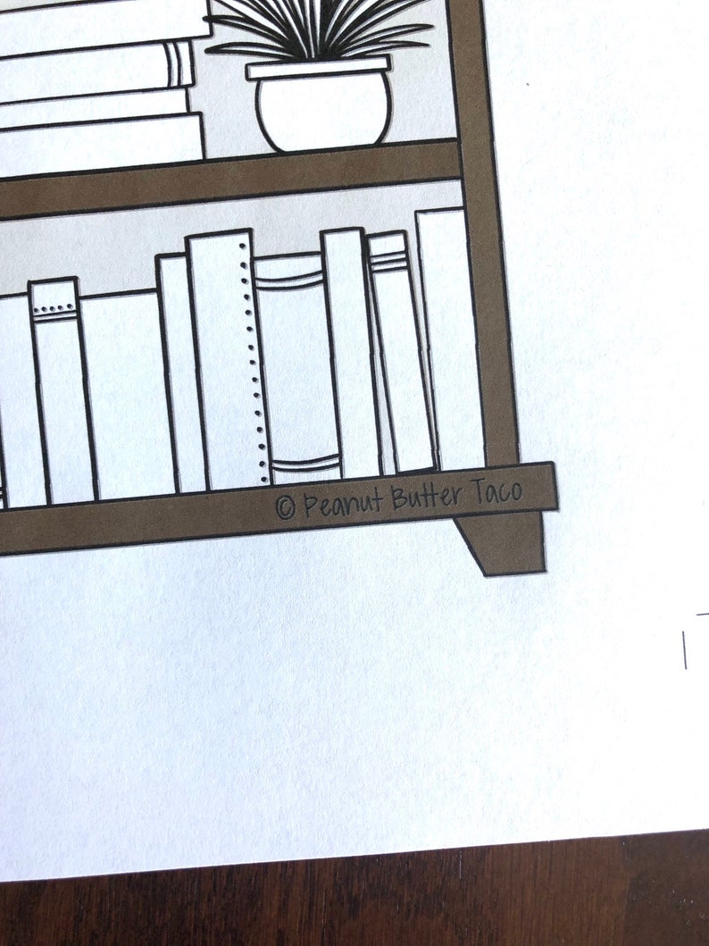 PRINTABLE Two Bookshelves Reading Planner Bookshelf - Etsy Australia