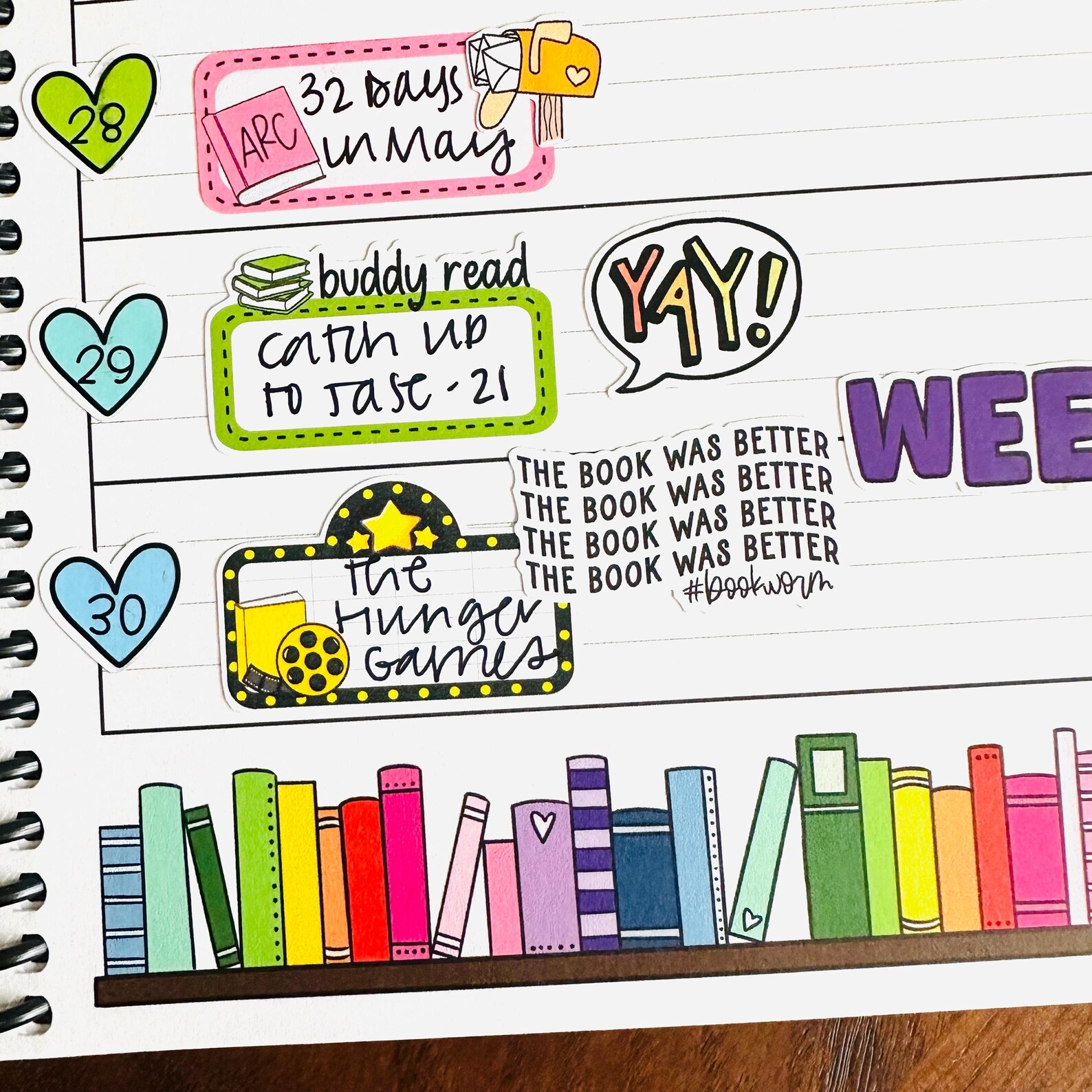 The Book Was Better Planner Stickers - Book Adaptation Stickers - Movie ...