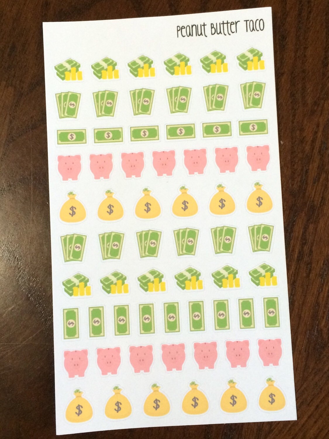 Money Planner Stickers Money Stickers Finance Stickers Etsy