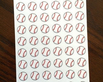 Autocollants de baseball - Autocollants planificateur de baseball - Autocollants de jeu de base-ball - autocollants de pratique de base-ball - autocollants de sports - autocollants de softball