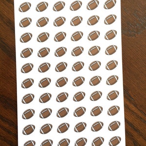 Football Planner Stickers - Football Practice Stickers Footballs - Football Game Calendar Stickers - Sports Stickers - Sport Stickers