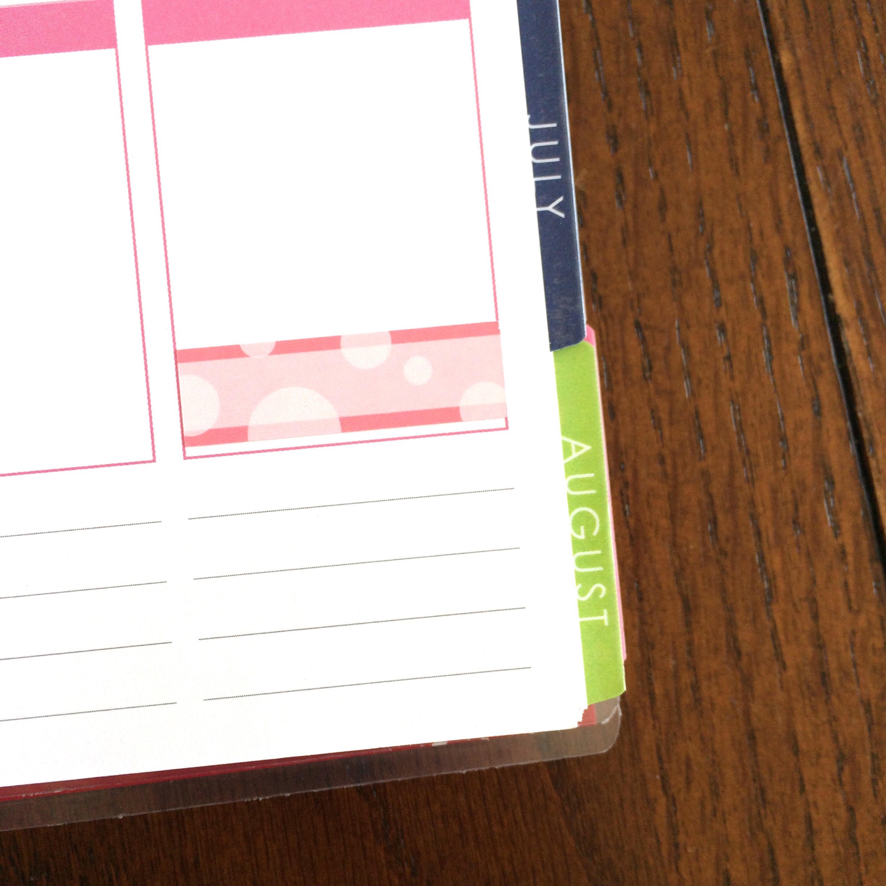 Bubbles Quarter Boxes Planner Stickers - Rainbow Quarter Box Planner ...