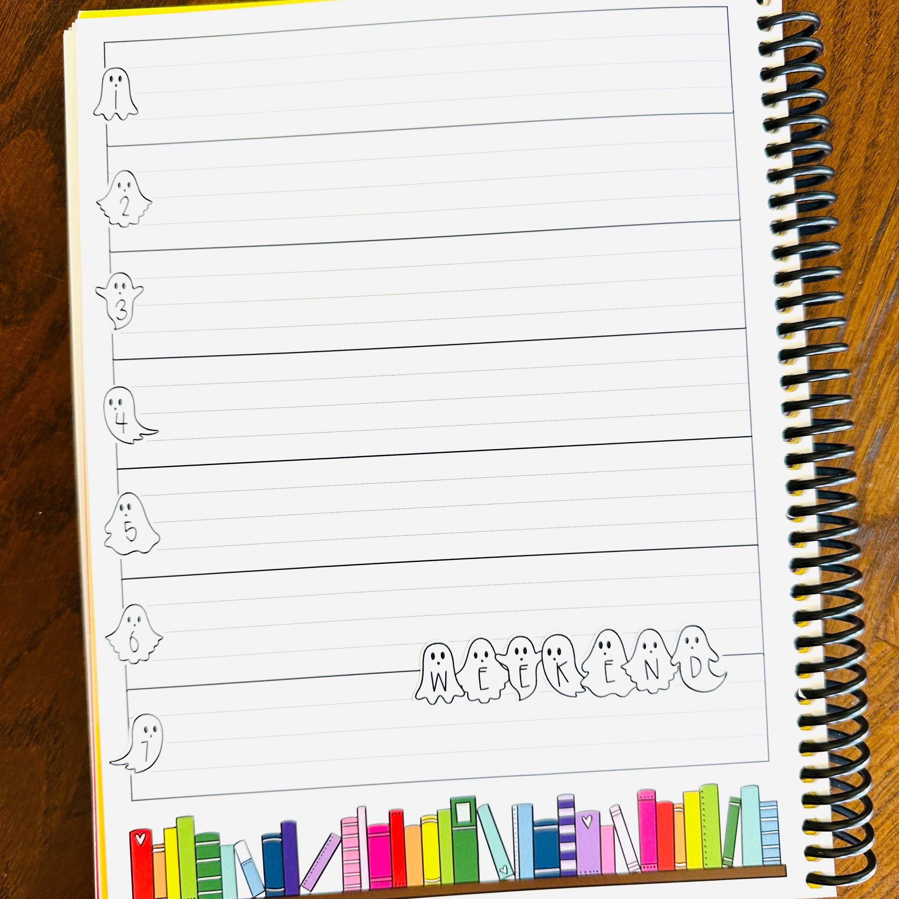 Number Stickers for Bullet Journals