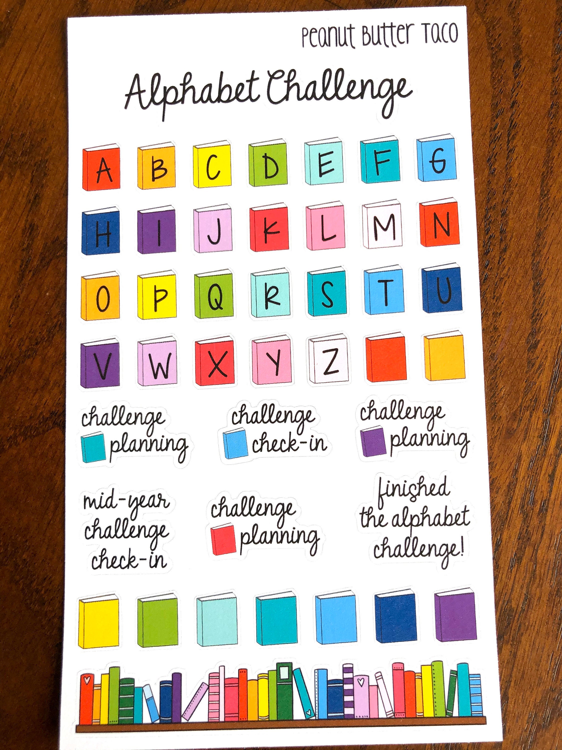 Alphabet Reading Challenge Template