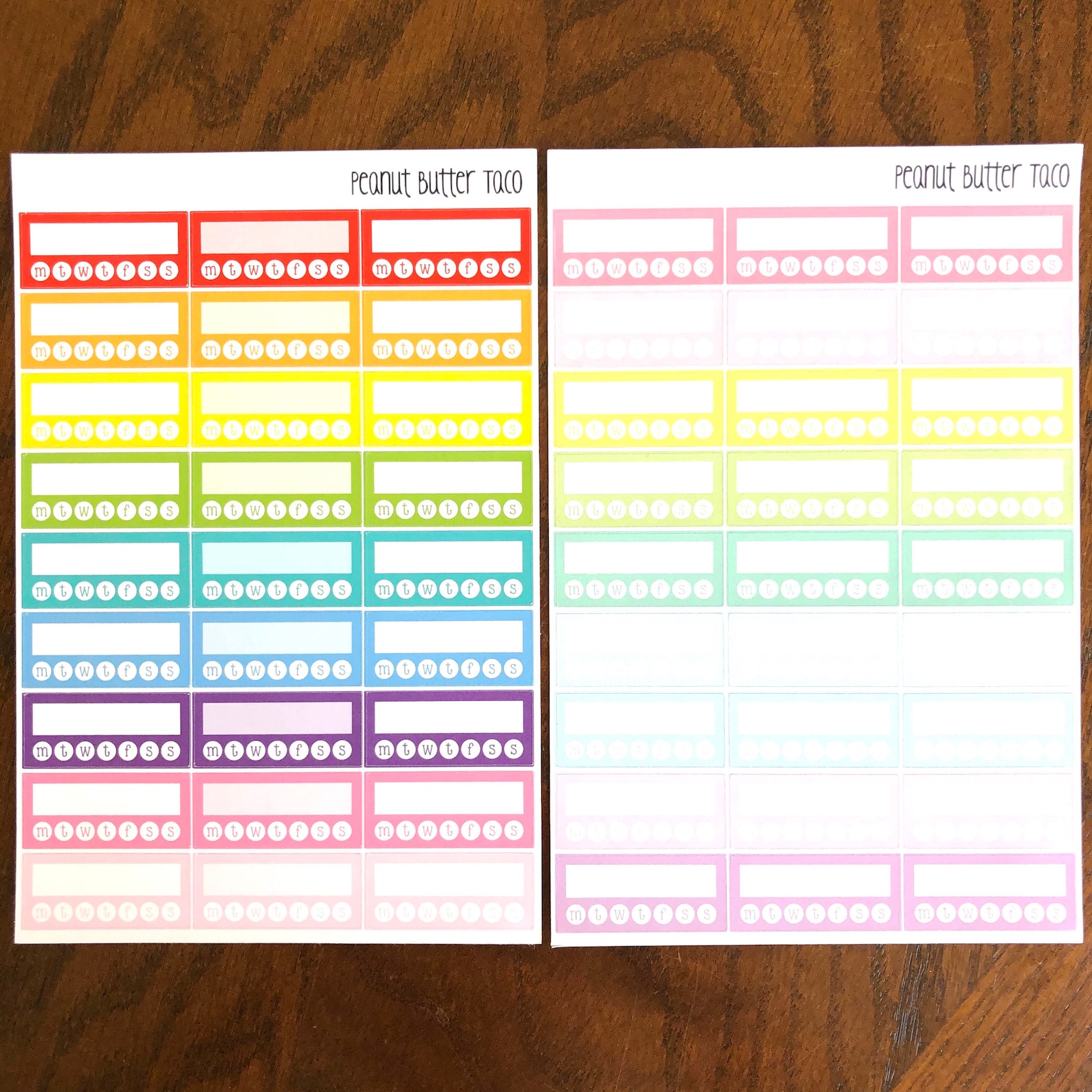 Single Habit Trackers Planner Stickers - Routine Stickers - Habit ...