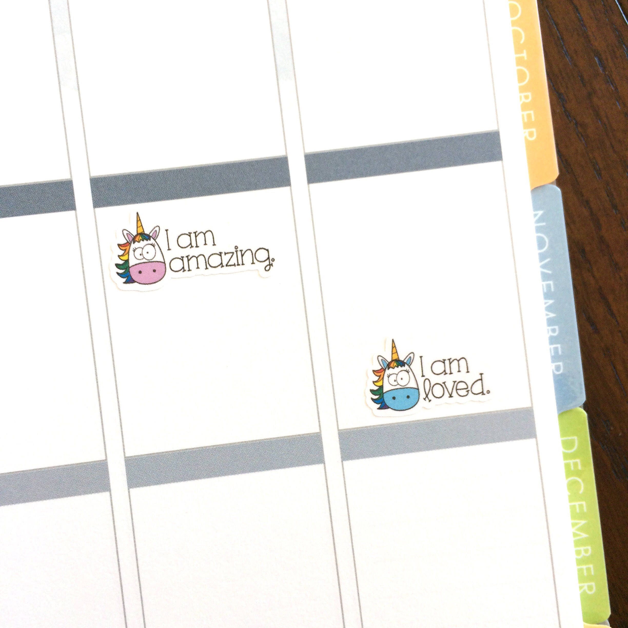 Color Choice Tiny Date Stickers Countdown Stickers Small Number Stickers  Calendar Stickers Monthly View Stickers Date Dots 