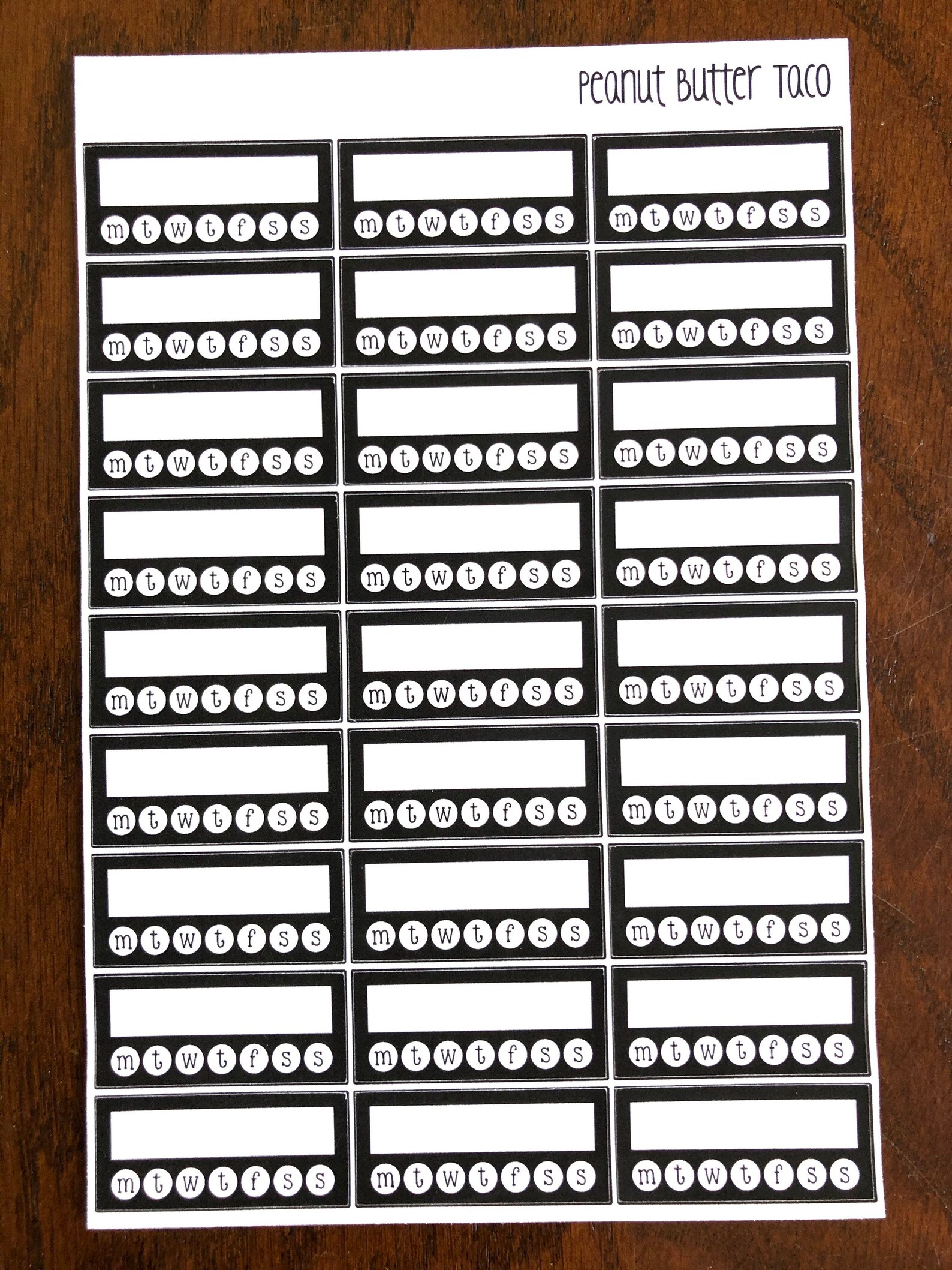 Single Habit Trackers Planner Stickers - Routine Stickers - Habit ...