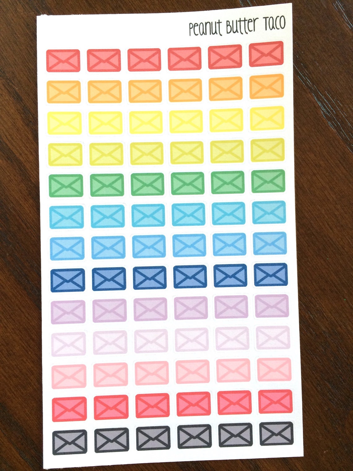 Envelope Stickers Envelope Planner Stickers Mail Stickers Etsy